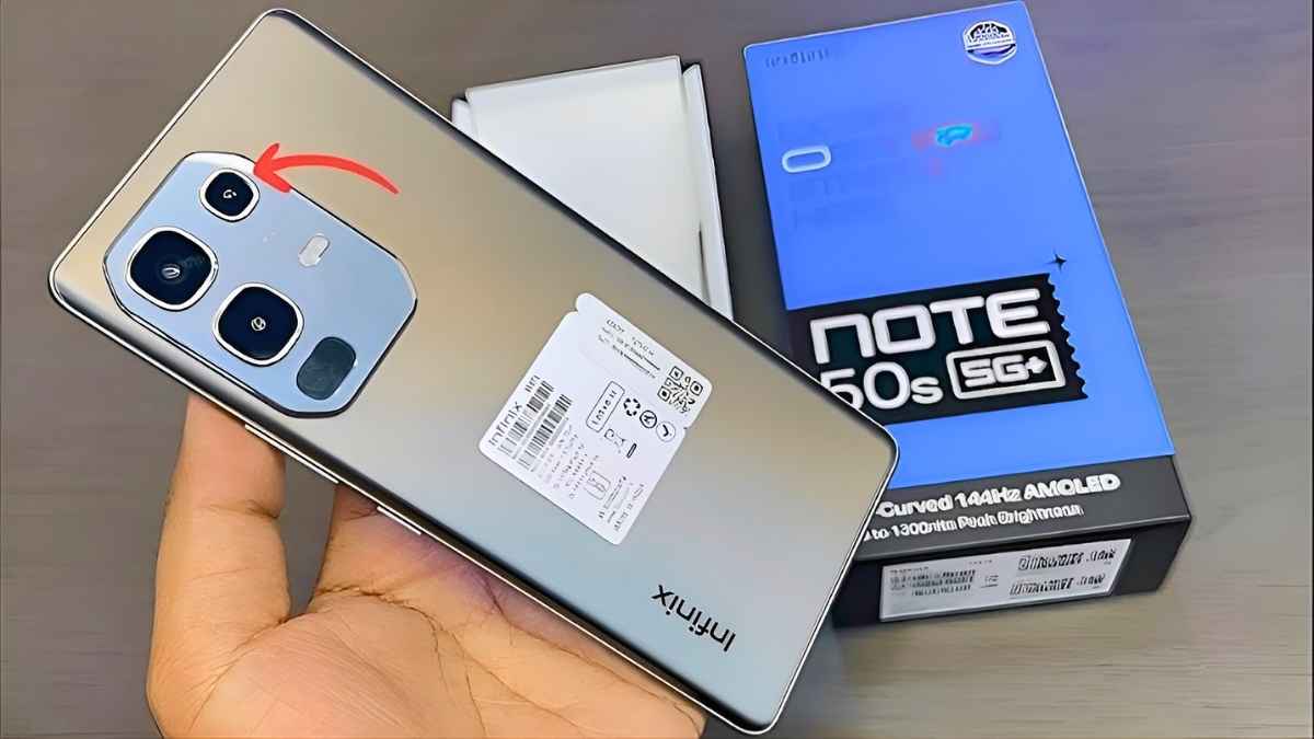Infinix Note 50s 5G+ Unveiled Stylish Smartphone with HD Camera and 144Hz Display