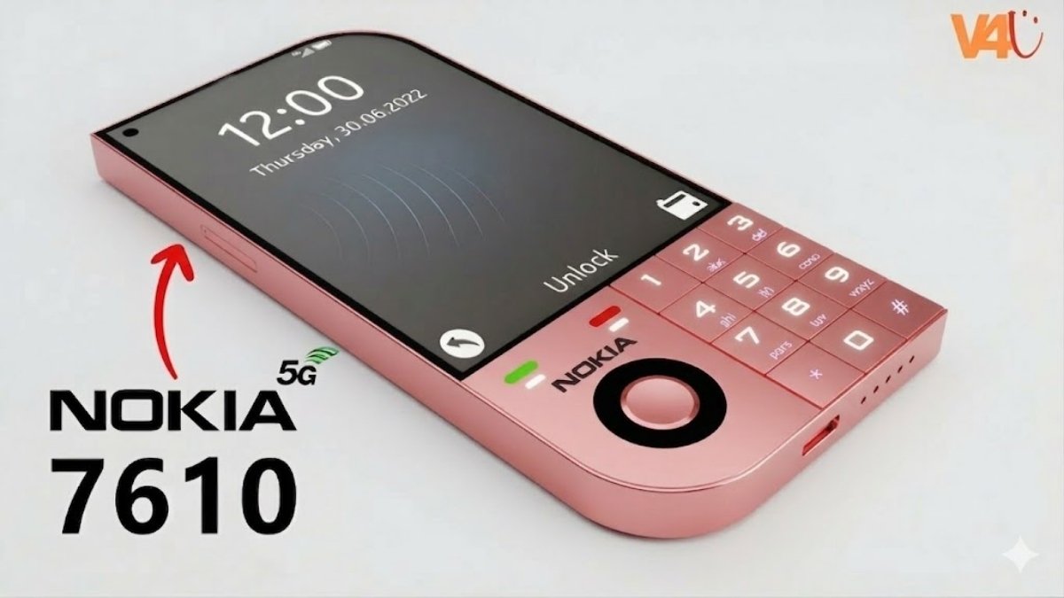 Nokia 7610 5G High Performance Keypad Phone with 256GB ROM and 5G Connectivity