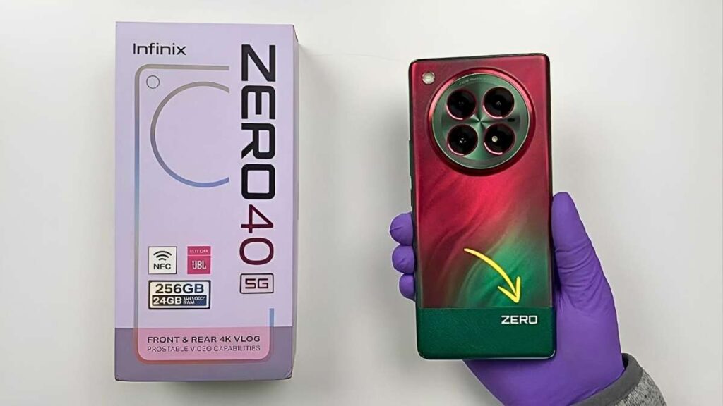 Infinix Zero 40 5G Trendy Design Smartphone with Powerful Camera