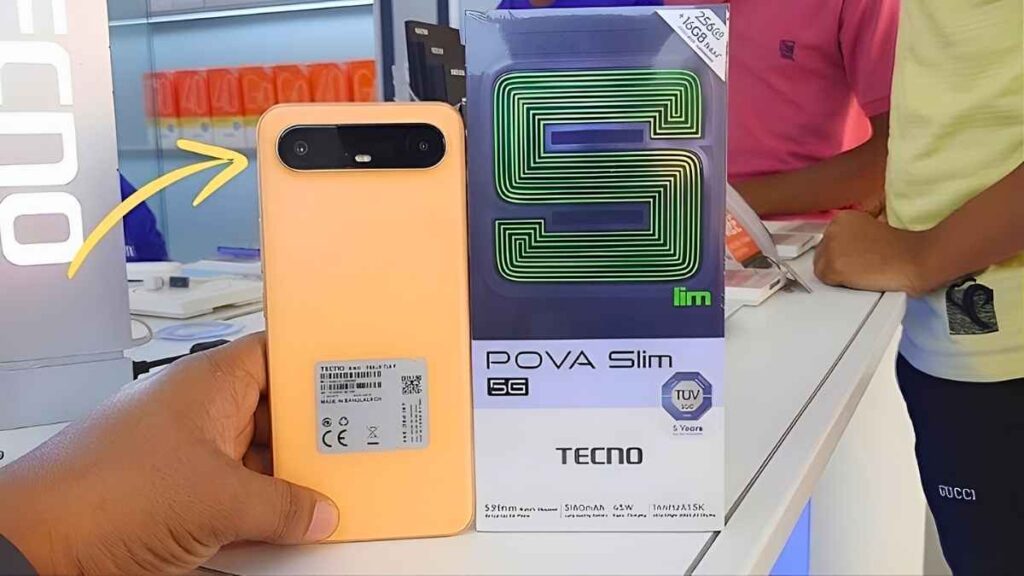 Tecno Pova Slim 5G Mobile Sleek Design with Powerful 5160mAh Battery
